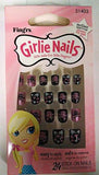 Fing'rs Girlie Nails Stick On Nails YOU CHOOSE, Press-On Nails, reddonut, makeupdealsdirect-com, Skull & Hearts 31403, Skull & Hearts 31403