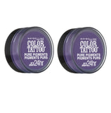 Maybelline Color Tattoo Eye Shadow, 15 Potent Purple Choose Your Pack, Eye Shadow, Maybelline, makeupdealsdirect-com, Pack of 2, Pack of 2