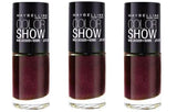 Maybelline Colorshow Nail Polish, 420 Wined & Dined Choose Your Pack, Nail Polish, Maybelline, makeupdealsdirect-com, Pack of 3, Pack of 3
