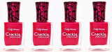 Sally Hansen Crackle Overcoat Nail Polish, 04 Fuchsia Shock Choose Your Pack, Nail Polish, Sally Hansen, makeupdealsdirect-com, Pack of 4, Pack of 4