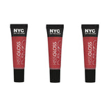 NYC Kiss Gloss Lip Gloss, 536 Murray Hill Melon CHOOSE YOUR PACK, Lip Gloss, Nyc, makeupdealsdirect-com, Pack of 3, Pack of 3