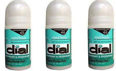 Dial Crystal Breeze Anti-Perspirant Deodorant Roll-On 1.5 Oz (3 Pack), Deodorants & Antiperspirants, Dial, makeupdealsdirect-com, [variant_title], [option1]