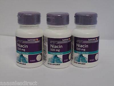 Niacin 100mg Solgar 100 Tabs Lot Of 3 (Total Of 100 Tablets), Vitamins & Minerals, Safeway, makeupdealsdirect-com, [variant_title], [option1]