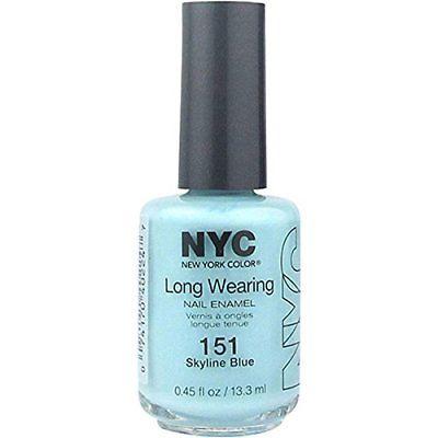 Nyc Long Wearing Nail Enamel - Skyline Blue, Nail Polish, N.Y.C., makeupdealsdirect-com, [variant_title], [option1]