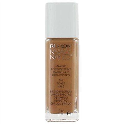 Revlon Nearly Naked Makeup 240 Toast SPF 20 Broad Spectrum 1 Fl.oz., Foundation, Revlon, makeupdealsdirect-com, [variant_title], [option1]