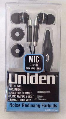 Uniden Handsfree Earbuds Stereo Headphones Earphones W/inline And Mic 5st544, Every Other Thing, NK Nicka K Cosmetics, makeupdealsdirect-com, [variant_title], [option1]