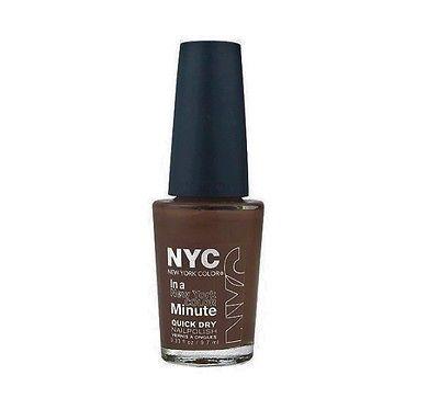 NYC Color Minute Quick Dry Nail Polish 207 Brownstone .33 fl oz  NEW, Nail Polish, NYC New York Color, makeupdealsdirect-com, [variant_title], [option1]