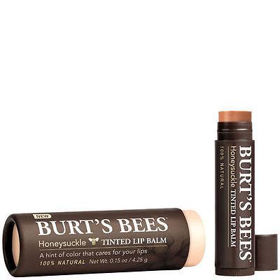Lot Of 2 Burt's Bees Natural Tinted Lip Balm, Honeysuckle 0.15 Oz, Lipstick, Burt's Bees, makeupdealsdirect-com, [variant_title], [option1]