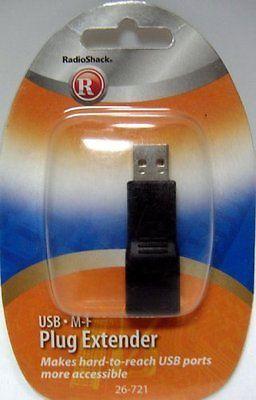RadioShack 26-721 USB M-F Port Plug Extender, USB Flash Drives, RadioShack, makeupdealsdirect-com, [variant_title], [option1]