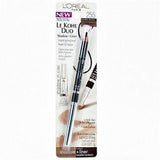 L'Oreal Le Kohl Duo Eye Shadow + Liner CHOOSE YOUR COLOR, Eye Shadow, L'Oreal, makeupdealsdirect-com, 255 Black Brown / Hazelnut, 255 Black Brown / Hazelnut