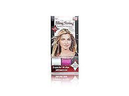 Mia Bling String Hologram Hair Extensions, Pink/sliver, 1.44 Ounce, Hair Extensions, Bling String, makeupdealsdirect-com, [variant_title], [option1]