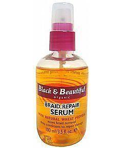 Black & Beautiful Braid Repair Serum 3.5 Oz By Black & Beautiful Organic, Medicated Hair Treatments, black and beautiful, makeupdealsdirect-com, [variant_title], [option1]
