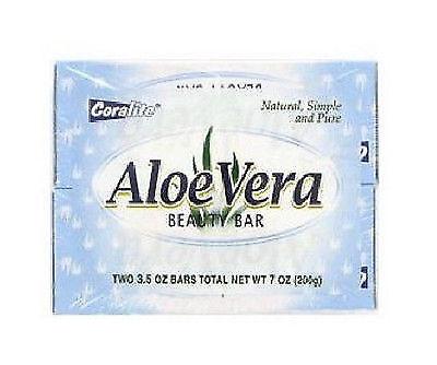 Coralite Aloe Vera Beauty Bar 3.5oz 2pack, Bar Soaps, Coralite, makeupdealsdirect-com, [variant_title], [option1]