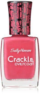 Sally Hansen Crackle Overcoat Nail Polish, Fuchsia Shock, 0.4 Fluid Ounce, Nail Polish, Sally Hansen, makeupdealsdirect-com, [variant_title], [option1]