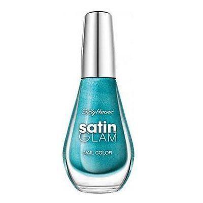 (6 Pack) Sally Hansen Satin Glam Shimmery Matte Finish Nail Color - Teal Tulle, Nail Polish, Sally Hansen, makeupdealsdirect-com, [variant_title], [option1]