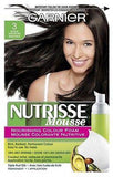 Garnier Nutrisse Nourishing Color Foam Permanent Hair Color (CHOOSE YOUR COLOR), Hair Color, nutrise, makeupdealsdirect-com, 3 Darkest Brown, 3 Darkest Brown