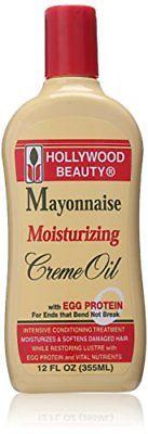 Hollywood Beauty Mayonnaise Moisturizing Creme Oil, 12 Ounce, Treatments, Oils & Protectors, Hollywood Beauty, makeupdealsdirect-com, [variant_title], [option1]