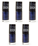 Maybelline Colorshow Nail Polish 350 Blue Freeze Choose Your Pack, Nail Polish, Maybelline, makeupdealsdirect-com, Pack of 5, Pack of 5
