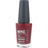 NYC In A New York Color Minute Quick Dry Nail Polish CHOOSE UR COLOR, Nail Polish, Nyc, makeupdealsdirect-com, 205 Columbus Circle Crimson, 205 Columbus Circle Crimson