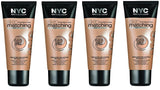 NYC Skin Matching Foundation, 689 Medium To Deep CHOOSE YOUR PACK, Foundation, Nyc, makeupdealsdirect-com, Pack of 4, Pack of 4