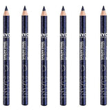 NYC Show Time Glitter Pencil, 945 Starry Blue Sky CHOOSE YOUR PACK, Eyeliner, Nyc, makeupdealsdirect-com, Pack of 6, Pack of 6