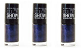 Maybelline Colorshow Nail Polish 350 Blue Freeze Choose Your Pack, Nail Polish, Maybelline, makeupdealsdirect-com, Pack of 3, Pack of 3