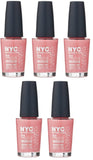 Nyc New York Color Quick Dry Nail Polish,258 Prospect Park Pink, Choose Ur Pack, Nail Polish, Nyc, makeupdealsdirect-com, Pack of 5, Pack of 5