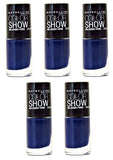 Maybelline Colorshow Nail Lacquer 360 Sapphire Siren Choose Your Pack, Nail Polish, Maybelline, makeupdealsdirect-com, Pack of 5, Pack of 5