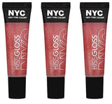 Nyc Kiss Gloss Lip Gloss, 535 Jay Walking Jame Choose Your Pack, Lip Gloss, Nyc, makeupdealsdirect-com, Pack of 3, Pack of 3