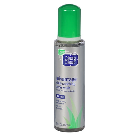 Clean & Clear Advantage Daily Soothing Acne Wash Oil Free, Acne & Blemish Treatments, Clean & Clear, makeupdealsdirect-com, [variant_title], [option1]