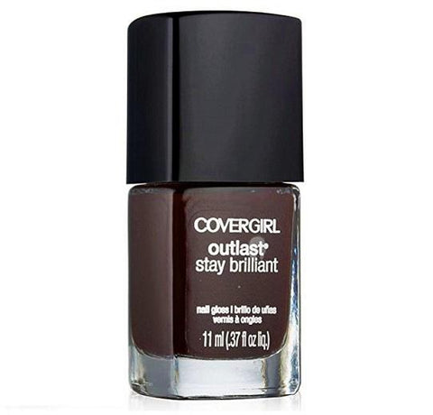 Covergirl Outlast Stay Brilliant Nail Polish, 275 Wine Stain Choose Your Pack, Nail Polish, Covergirl, makeupdealsdirect-com, Pack of 1, Pack of 1