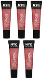 Nyc Kiss Gloss Lip Gloss, 535 Jay Walking Jame Choose Your Pack, Lip Gloss, Nyc, makeupdealsdirect-com, Pack of 5, Pack of 5