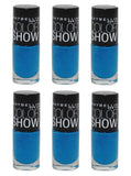 Maybelline Color Show Nail Polish, 990 Azure Seas Choose Your Pack, Nail Polish, Maybelline, makeupdealsdirect-com, Pack of 6, Pack of 6
