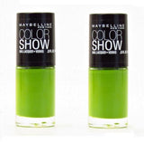 Maybelline Colorshow Nail Polish, 340 Go Go Green Choose Your Pack, Nail Polish, Maybelline, makeupdealsdirect-com, Pack of 1, Pack of 1