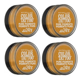 Maybelline Color Tattoo Pure Pigments Eye Shadow, #25 Wild Gold Choose Your Pack, Eye Shadow, Maybelline, makeupdealsdirect-com, Pack of 4, Pack of 4