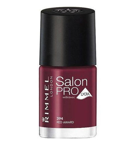 Rimmel Salon Pro W/ Avec Lycra - Red Award #394, Nail Polish, Rimmel, makeupdealsdirect-com, [variant_title], [option1]