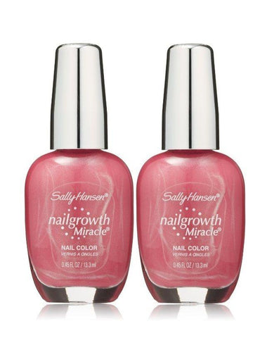 Lot Of 2 - Sally Hansen Nailgrowth Miracle 230 Pretty Petunia Nail Color, Nail Polish, SALLY HANSEN, makeupdealsdirect-com, [variant_title], [option1]