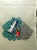 Winter Essentials 2 Pack Gloves, Neckwarmer, Scarves, Gloves, Gloves & Mittens, reddonut, makeupdealsdirect-com, Grey And Light Blue Gloves, Grey And Light Blue Gloves