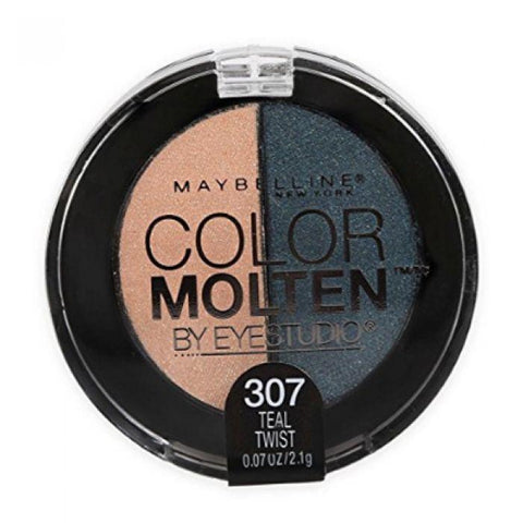 Maybelline Eye Studio Color Molten Cream Eye Shadow, Teal Twist 307, Eye Shadow, Maybelline, makeupdealsdirect-com, [variant_title], [option1]