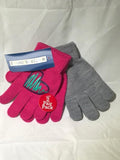 Winter Essentials 2 Pack Gloves, Neckwarmer, Scarves, Gloves, Gloves & Mittens, reddonut, makeupdealsdirect-com, Pink&Grey Gloves, Pink&Grey Gloves