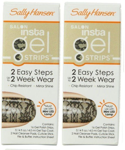 Lot Of 2 - Sally Hansen Insta Gel Strips #410 Amazing Lace, Gel Nails, Sally Hansen, makeupdealsdirect-com, [variant_title], [option1]