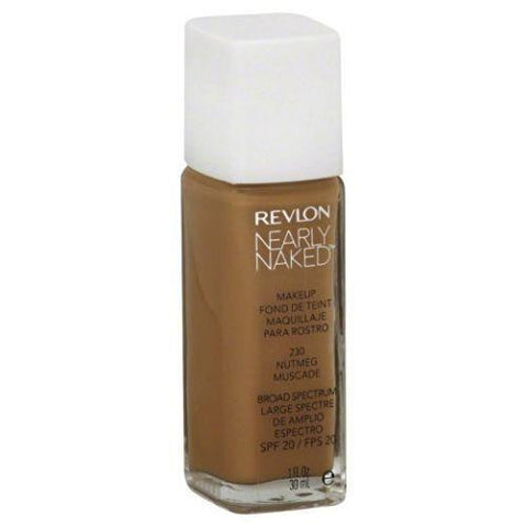 Revlon Nearly Naked Liquid Makeup 230 Nutmeg  SPF 20, Foundation, Revlon, makeupdealsdirect-com, [variant_title], [option1]