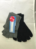 Winter Essentials 2 Pack Gloves, Neckwarmer, Scarves, Gloves, Gloves & Mittens, reddonut, makeupdealsdirect-com, black gloves & cutoff grey gloves, black gloves & cutoff grey gloves