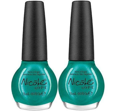 Lot Of 2 - Nicole By Opi Nail Lacquer - Diva Into The Pool .5oz, Nail Polish, Nicole By OPI, makeupdealsdirect-com, [variant_title], [option1]