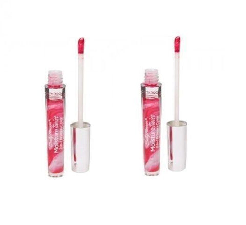 2PACKSally Hansen Moisture Twist Primer & Color Lip Gloss 40 Cherry Twist, Lip Gloss, Sally Hansen, makeupdealsdirect-com, [variant_title], [option1]