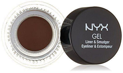 NYX Glas02 Charlotte Brown Gel Liner & Smudger (Brown), Eyeliner, NYX, makeupdealsdirect-com, [variant_title], [option1]