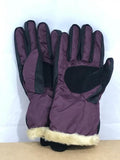 Winter Essentials 2 Pack Gloves, Neckwarmer, Scarves, Gloves, Gloves & Mittens, reddonut, makeupdealsdirect-com, Ladies Small Thermosoft Purple/Black Gloves, Ladies Small Thermosoft Purple/Black Gloves