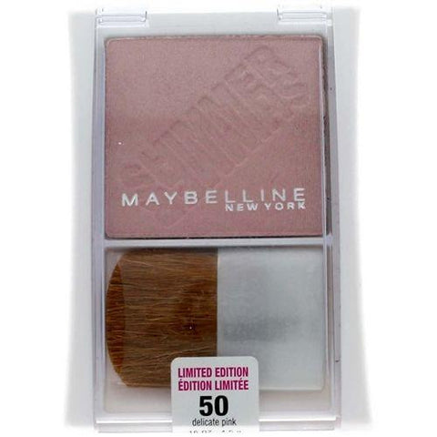 Maybelline Expert Wear Shimmer Powder #50 Delicate Pink (Limited Edition), Blush, Limited Edition, makeupdealsdirect-com, [variant_title], [option1]