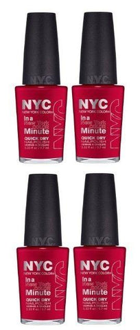 Lot of 4 - New York Color in a New York Color Minute Nail Polish Madison Avenue, Nail Polish, NYC, makeupdealsdirect-com, [variant_title], [option1]