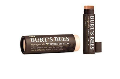Burt's Bees Natural Tinted Lip Balm, Honeysuckle, 0.15 Ounce., Lip Balm & Treatments, Burt's Bees, makeupdealsdirect-com, [variant_title], [option1]